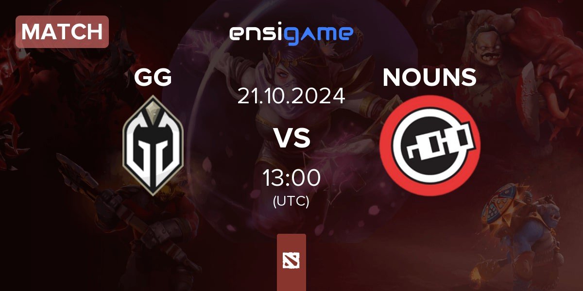 Match Gaimin Gladiators GG vs nouns NOUNS | 21.10