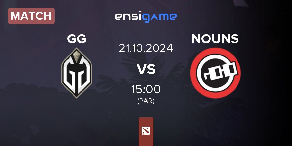 Match Gaimin Gladiators GG vs nouns NOUNS | 21.10