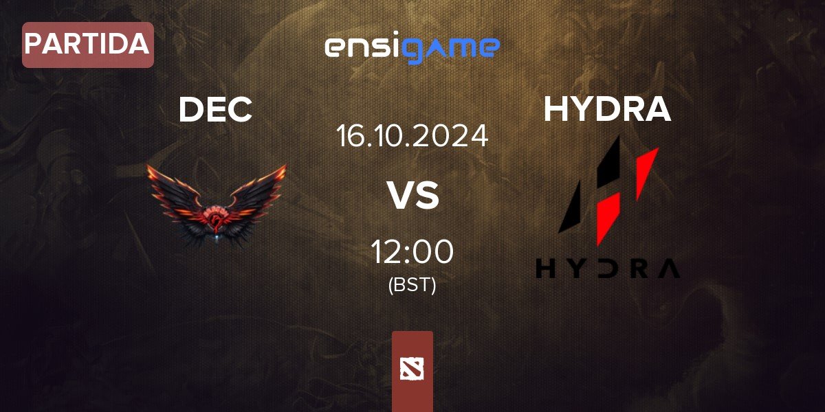 Partida Dragon Esports Club DEC vs HYDRA | 16.10