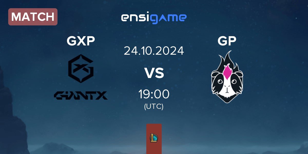 Match GIANTX Academy GXP vs Guinea Pink GP | 24.10