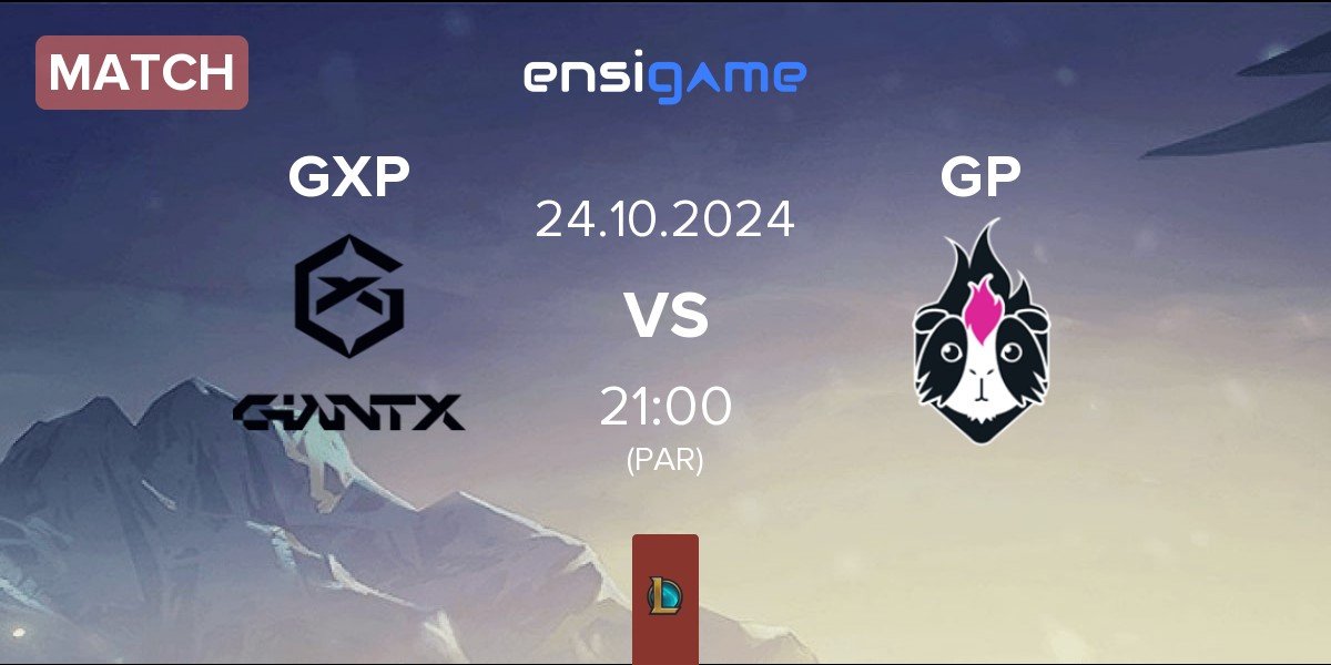 Match GIANTX Academy GXP vs Guinea Pink GP | 24.10