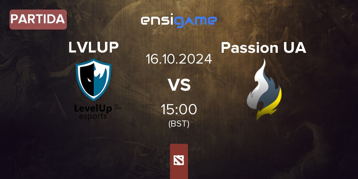 Partida Level UP LVLUP vs Passion UA | 16.10