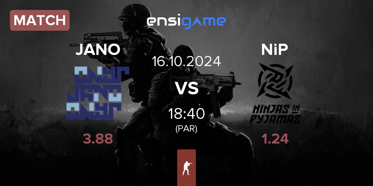 Match JANO Esports JANO vs Ninjas in Pyjamas NiP | 16.10