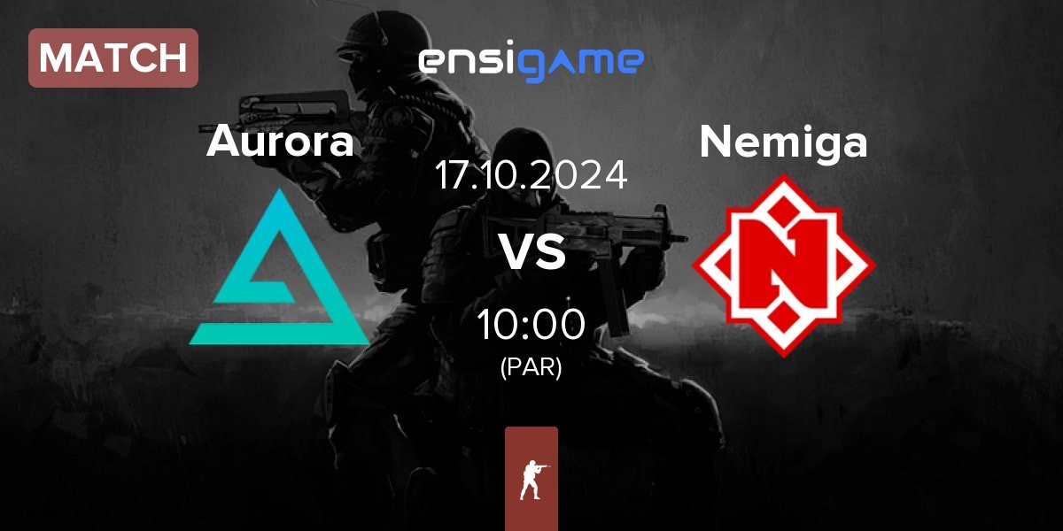 Match Aurora Gaming Aurora vs Nemiga Gaming Nemiga | 17.10