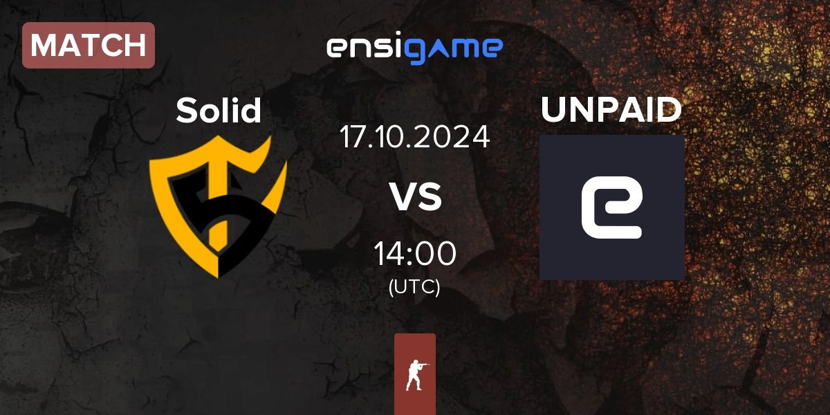 Match Team Solid Solid vs UNPAID | 17.10