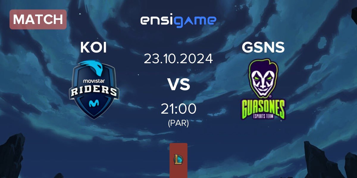 Match Movistar KOI KOI vs Guasones GSNS | 23.10