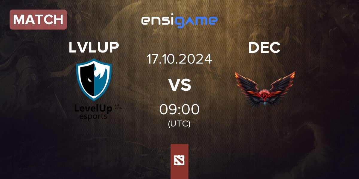 Match Level UP LVLUP vs Dragon Esports Club DEC | 17.10