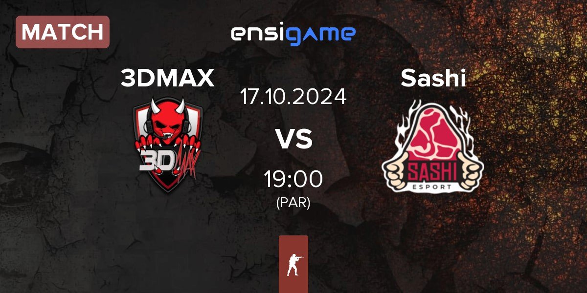 Match 3DMAX vs Sashi Esport Sashi | 17.10