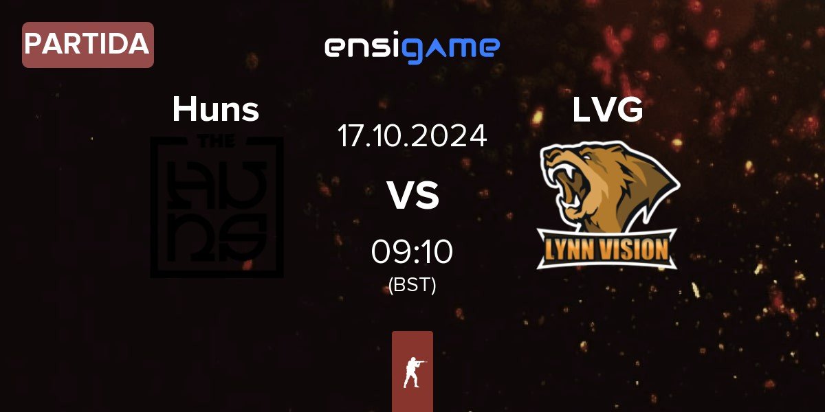 Partida The Huns Esports Huns vs Lynn Vision Gaming LVG | 17.10