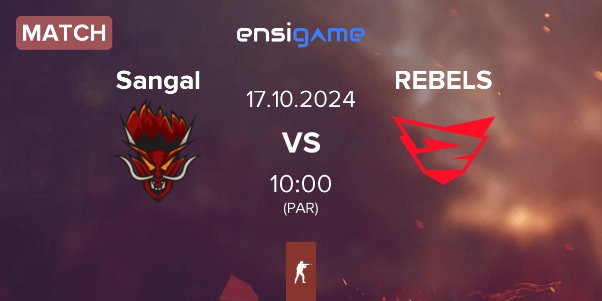 Match Sangal Esports Sangal vs Rebels Gaming REBELS | 17.10