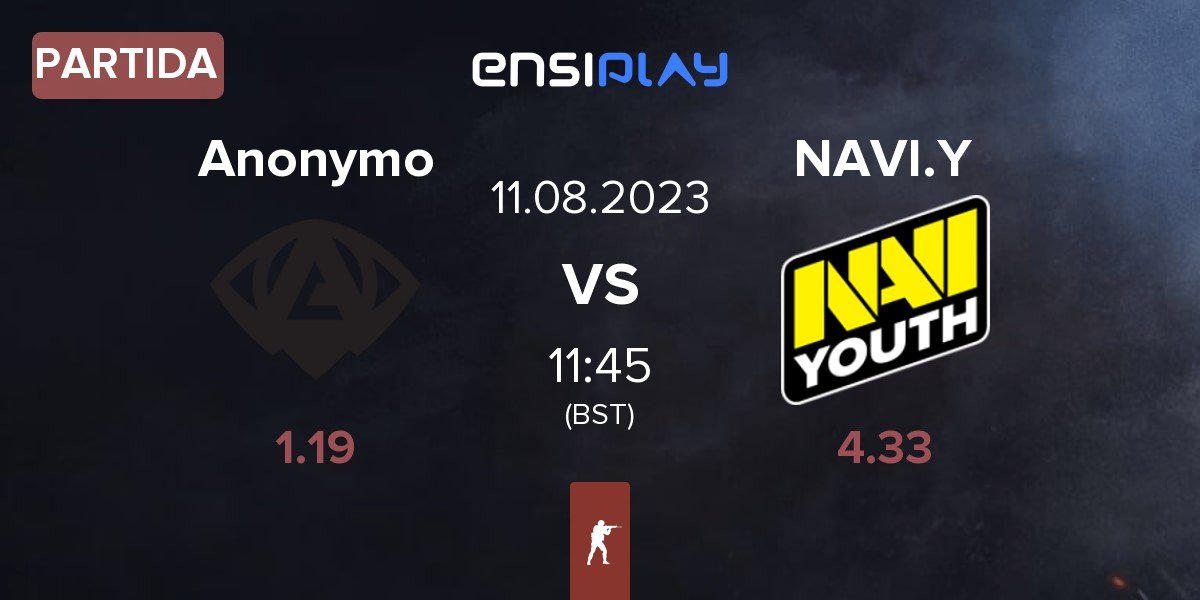 Partida Anonymo Esports Anonymo vs Natus Vincere Youth NAVI.Y | 11.08