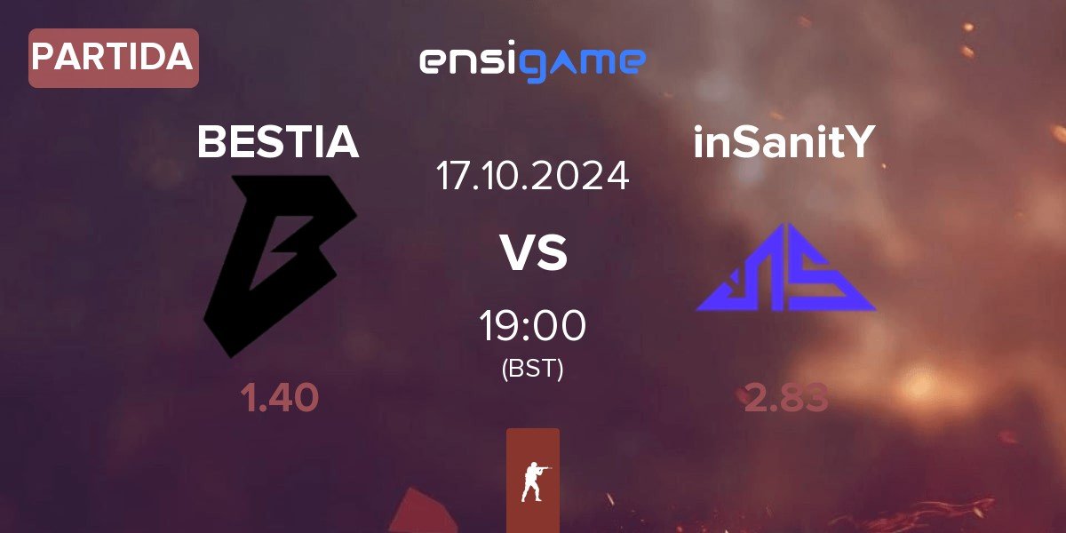 Partida BESTIA vs inSanitY Sports inSanitY | 17.10