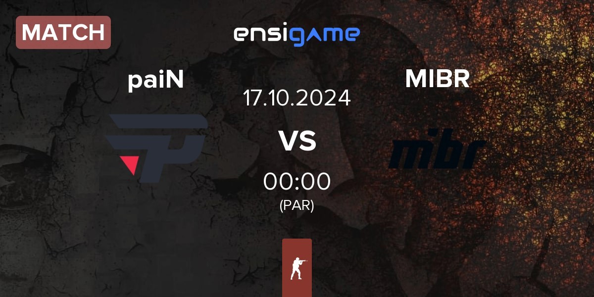 Match paiN Gaming paiN vs Made in Brazil MIBR | 17.10