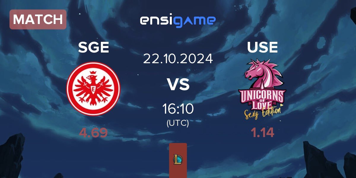 Match Eintracht Frankfurt SGE vs Unicorns of Love Sexy Edition USE | 22.10