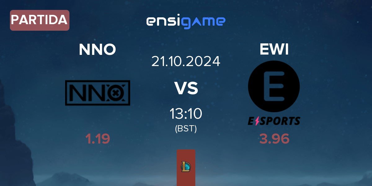 Partida NNO Prime NNO vs E WIE EINFACH E-SPORTS EWI | 21.10