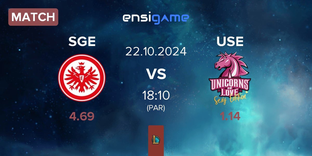 Match Eintracht Frankfurt SGE vs Unicorns of Love Sexy Edition USE | 22.10