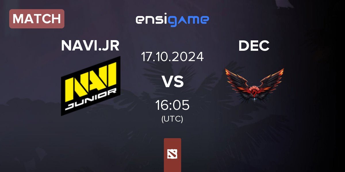 Match Navi Junior NAVI.JR vs Dragon Esports Club DEC | 17.10