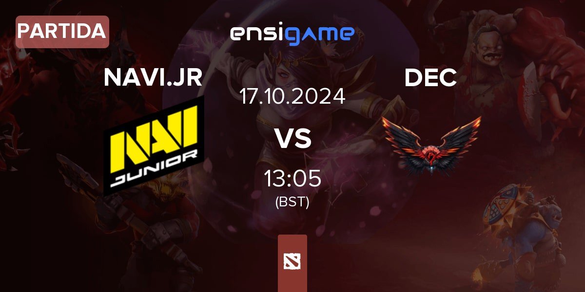 Partida Navi Junior NAVI.JR vs Dragon Esports Club DEC | 17.10