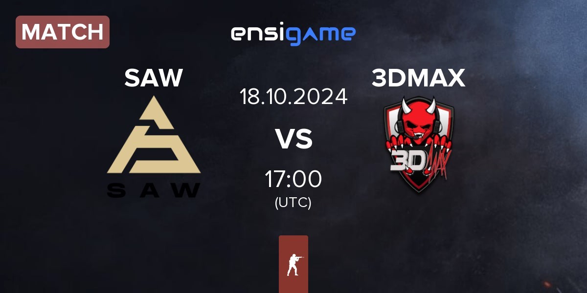 Match SAW vs 3DMAX | 18.10