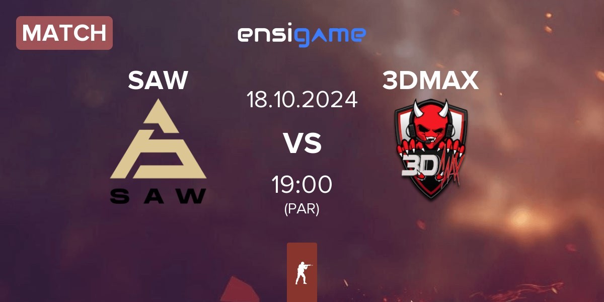 Match SAW vs 3DMAX | 18.10