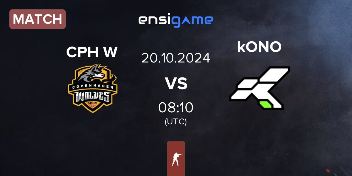 Match Copenhagen Wolves CPH W vs kONO.ECF kONO | 20.10