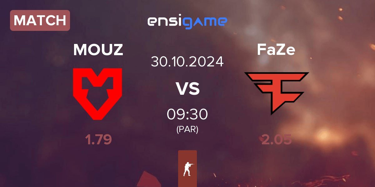 Match MOUZ vs FaZe Clan FaZe | 30.10