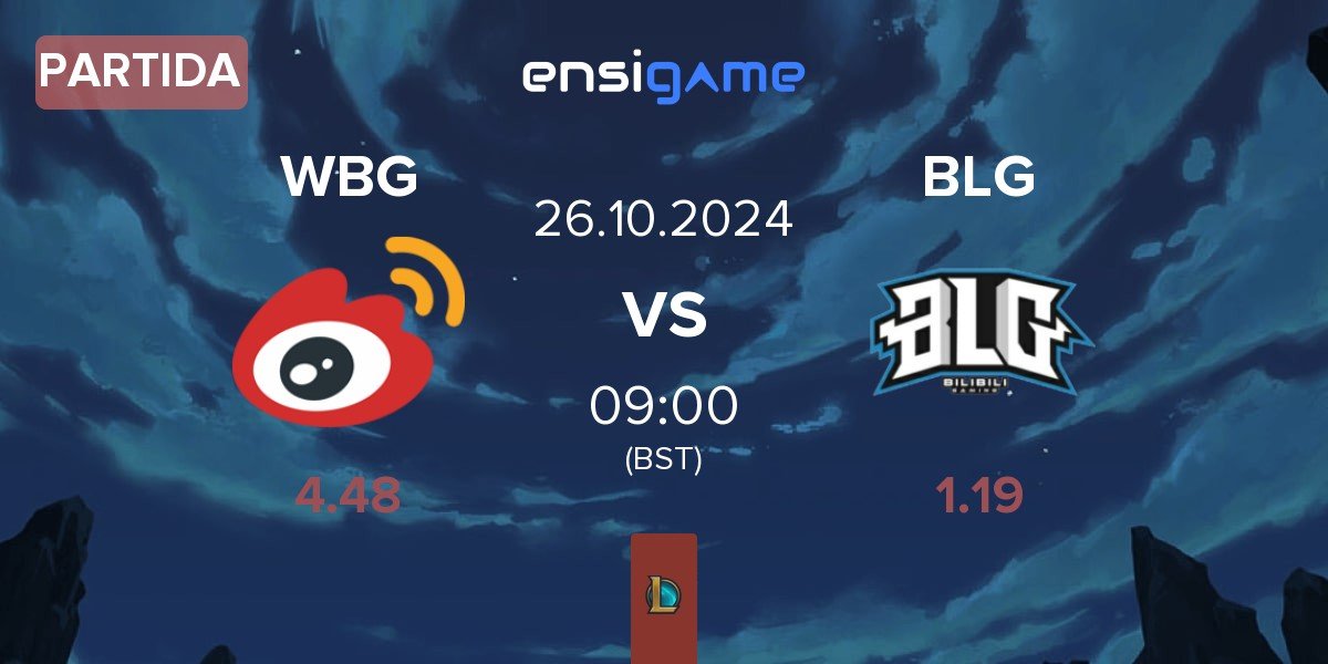 Partida Weibo Gaming WBG vs Bilibili Gaming BLG | 26.10