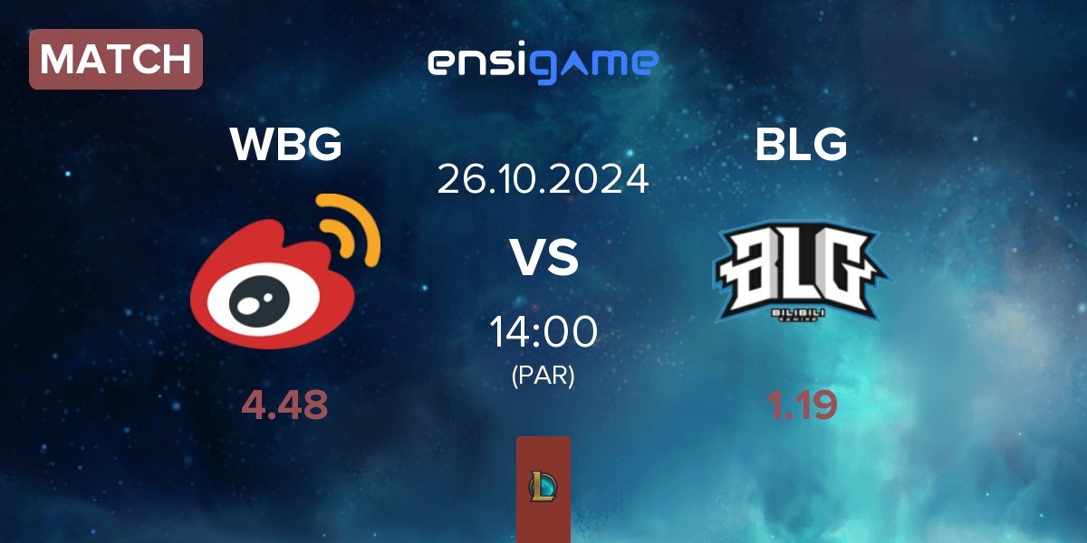 Match Weibo Gaming WBG vs Bilibili Gaming BLG | 26.10