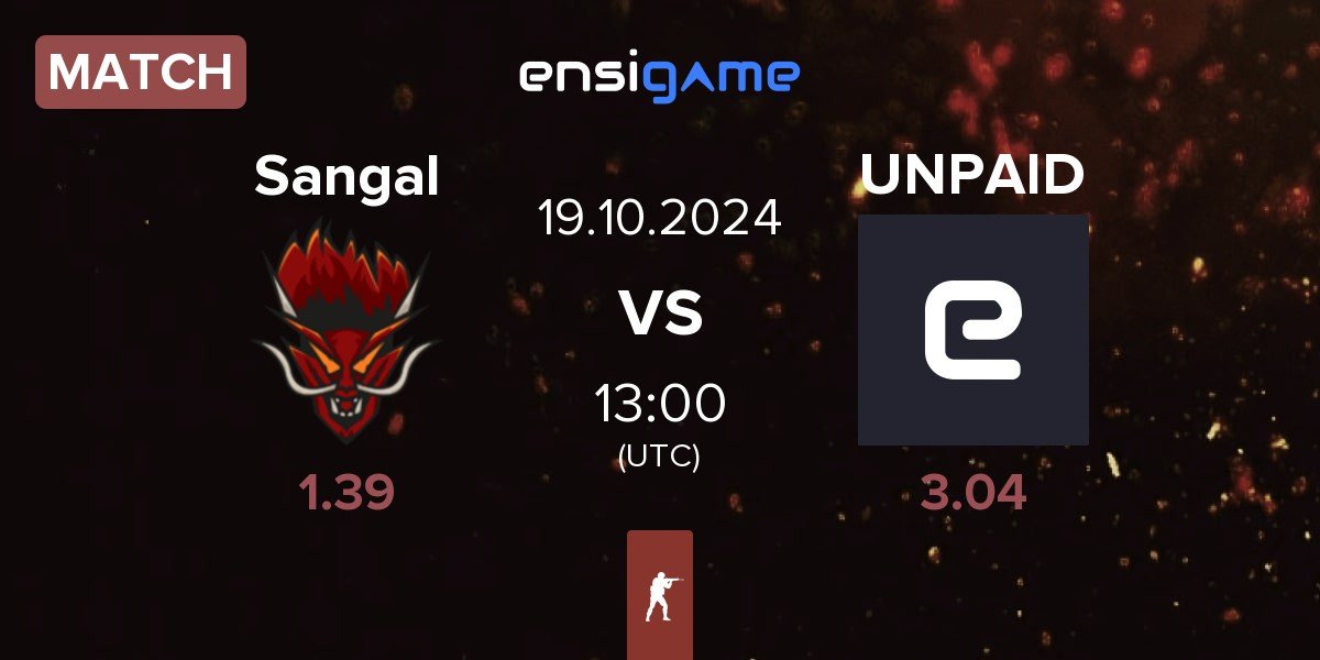 Match Sangal Esports Sangal vs UNPAID | 19.10