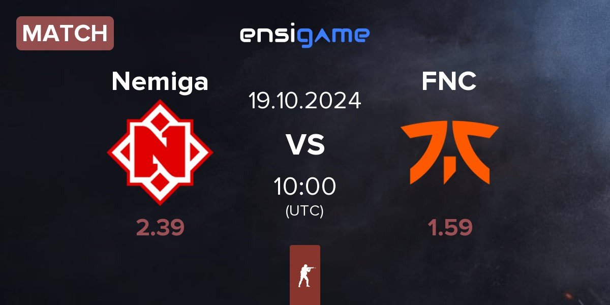 Match Nemiga Gaming Nemiga vs Fnatic FNC | 19.10