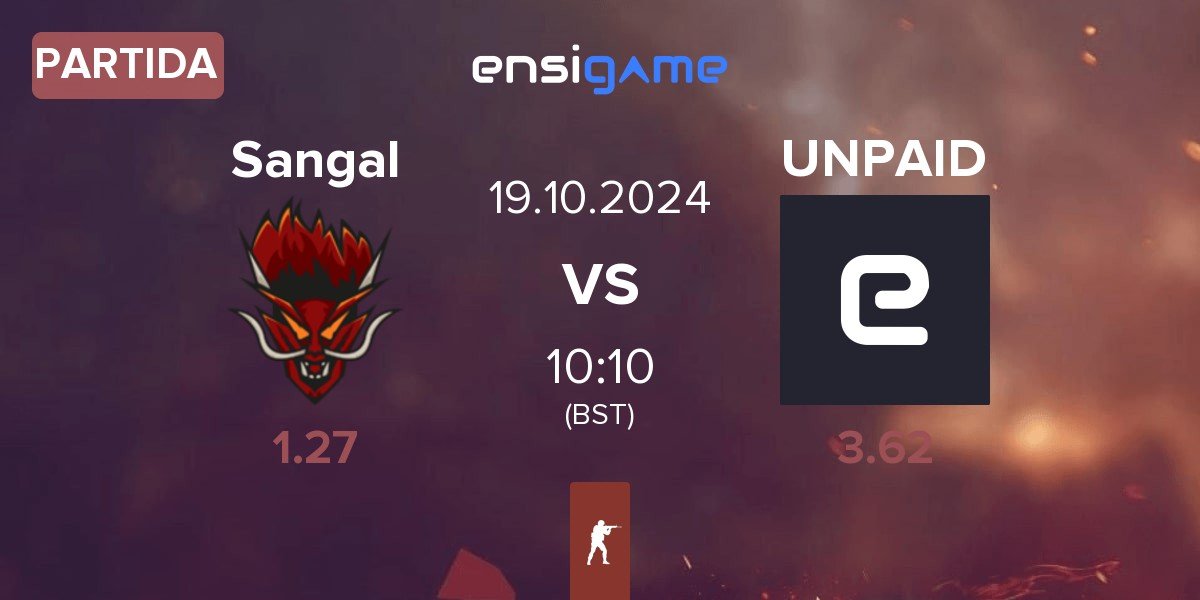 Partida Sangal Esports Sangal vs UNPAID | 19.10