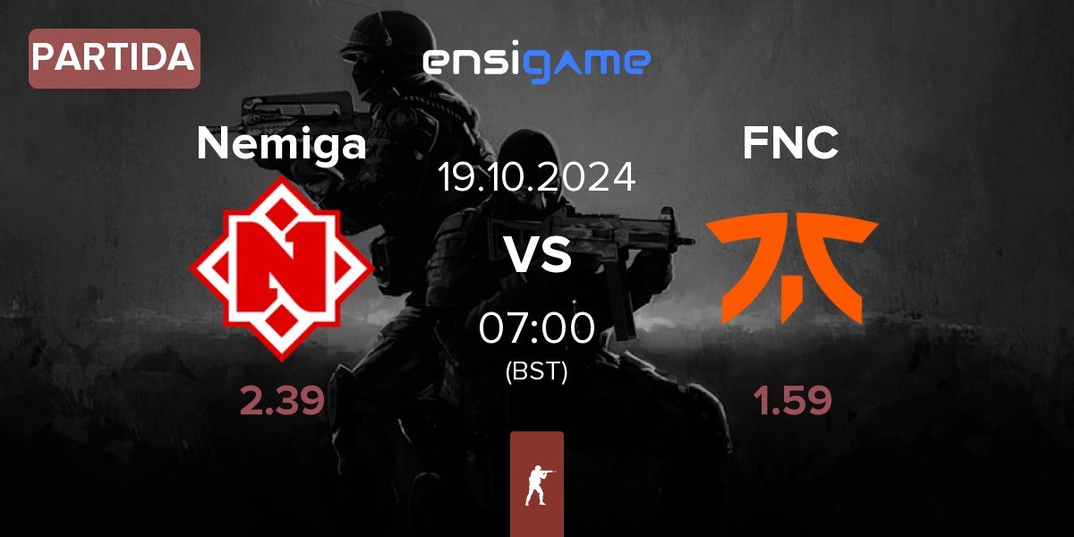 Partida Nemiga Gaming Nemiga vs Fnatic FNC | 19.10