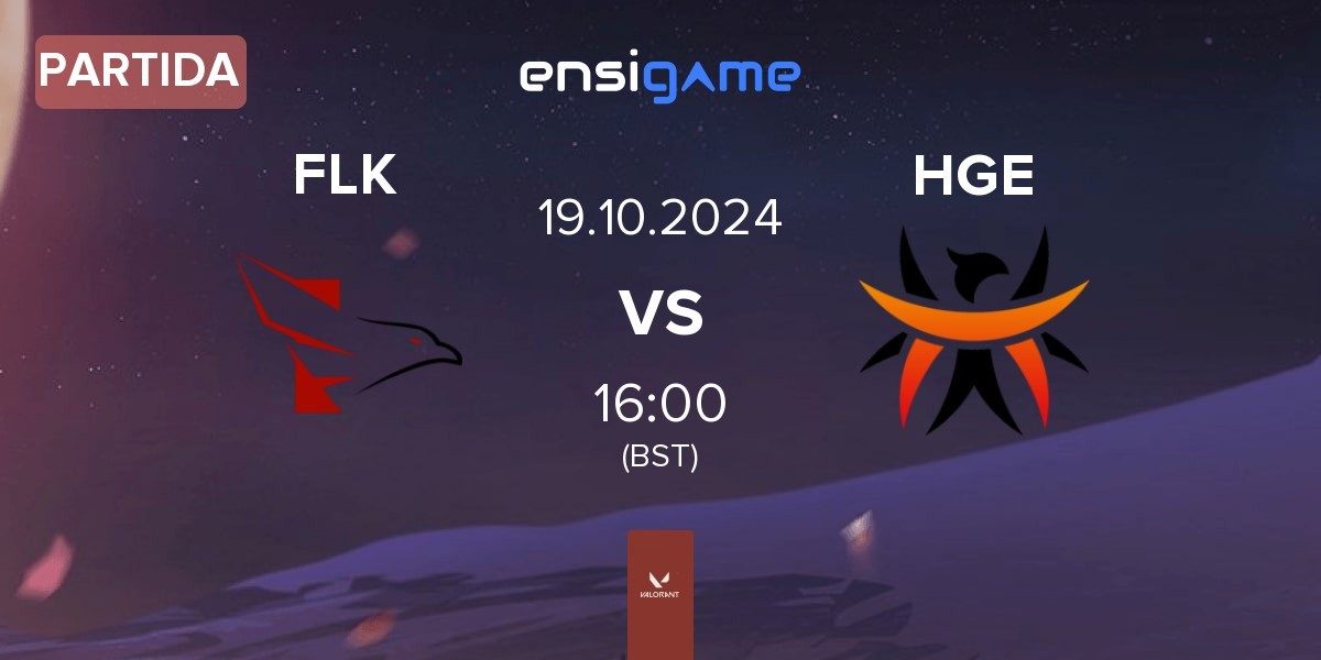 Partida FALKE ESPORTS FLK vs Happy Game Esport HGE | 19.10