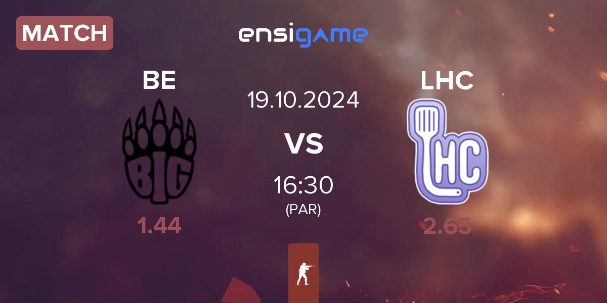 Match BIG EQUIPA BE vs Let Her Cook LHC | 19.10