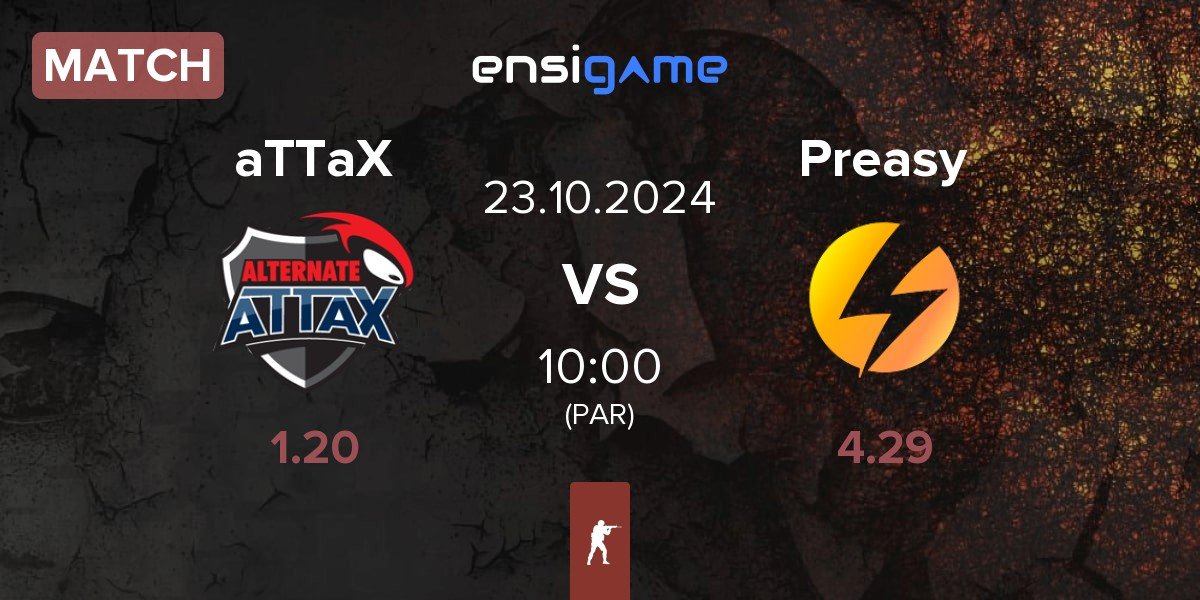 Match ALTERNATE aTTaX aTTaX vs Preasy Esport Preasy | 23.10