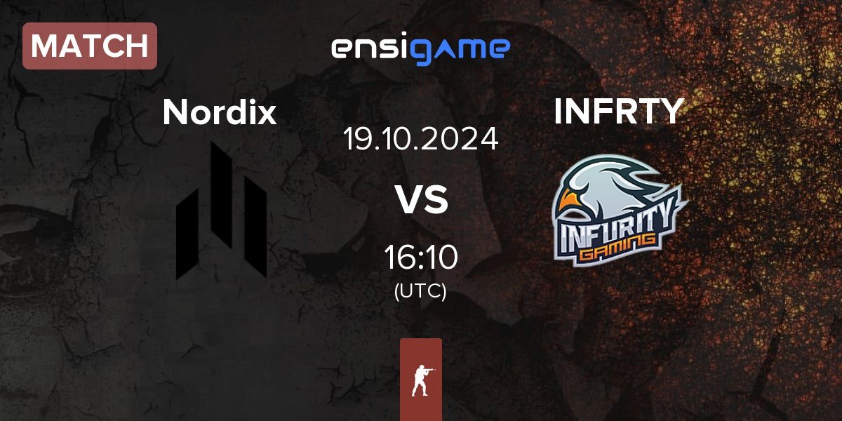 Match Nordix vs INFURITY INFRTY | 19.10