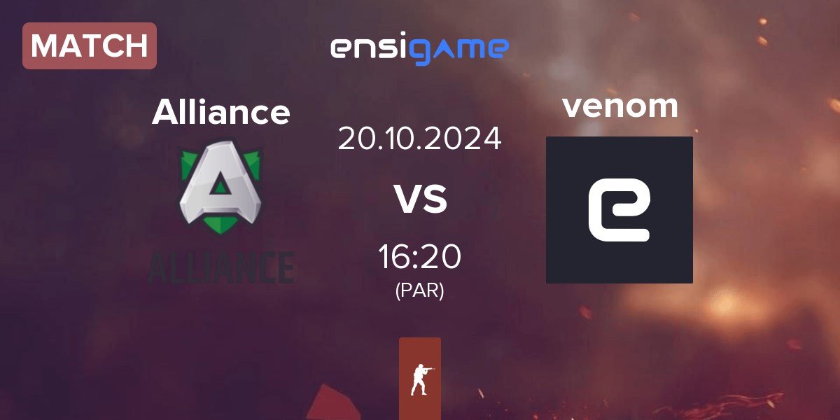 Match Alliance vs venom | 20.10