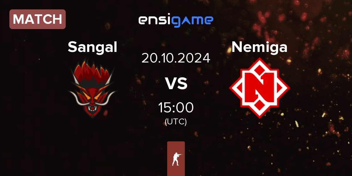 Match Sangal Esports Sangal vs Nemiga Gaming Nemiga | 20.10