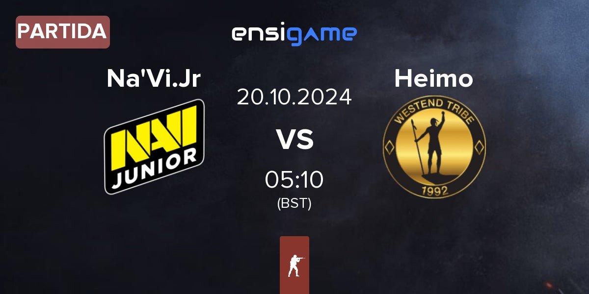 Partida Natus Vincere Junior Na'Vi.Jr vs Heimo Esports Heimo | 20.10