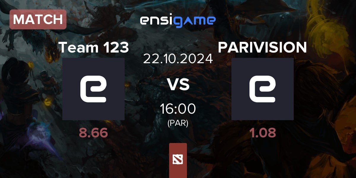 Match Team 123 vs PARIVISION | 22.10