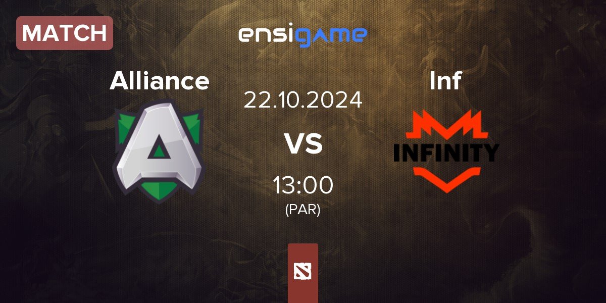 Match Alliance vs Infinity Inf | 22.10