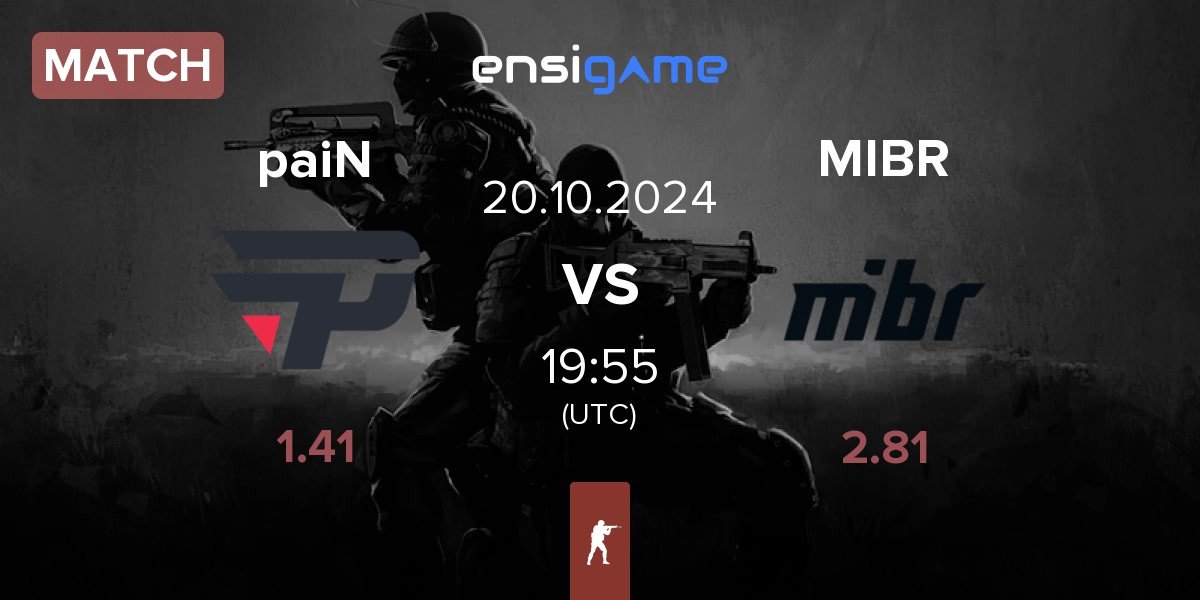 Match paiN Gaming paiN vs Made in Brazil MIBR | 20.10