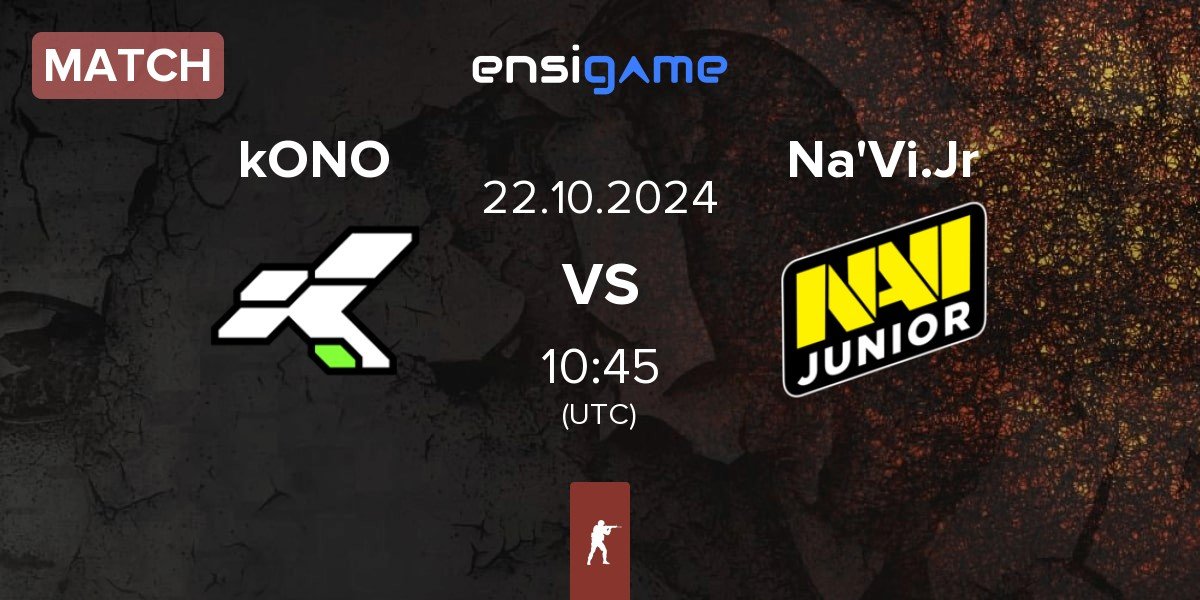 Match kONO.ECF kONO vs Natus Vincere Junior Na'Vi.Jr | 22.10