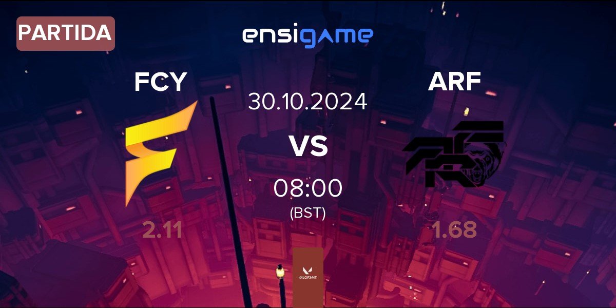 Partida Fancy United Esports FCY vs ARF TEAM ARF | 30.10