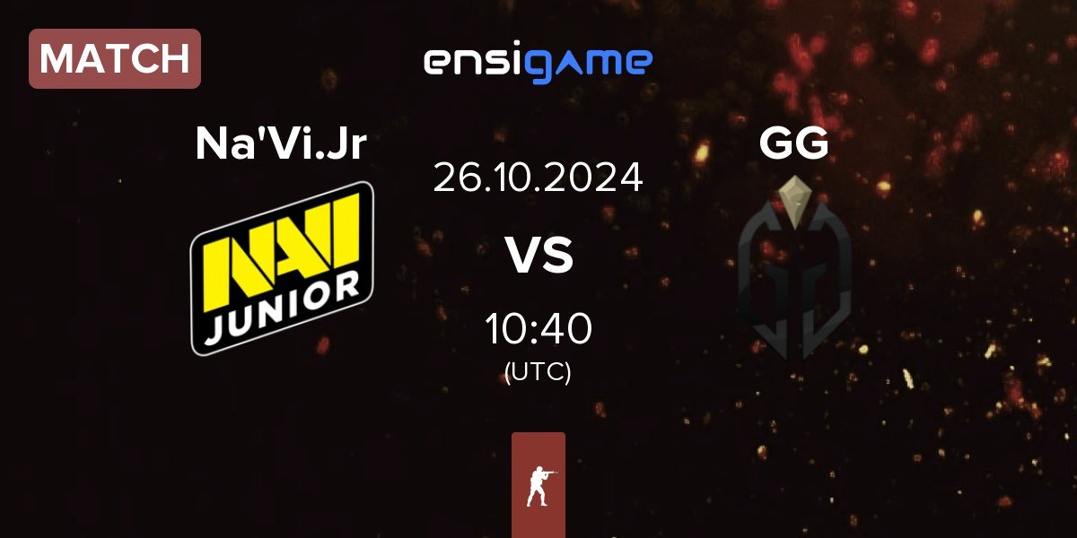 Match Natus Vincere Junior Na'Vi.Jr vs Gaimin Gladiators GG | 26.10