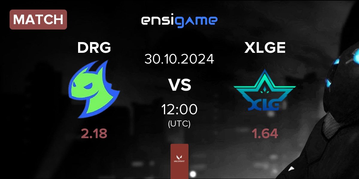 Match Dragon Ranger Gaming DRG vs XLG Esports XLGE | 30.10