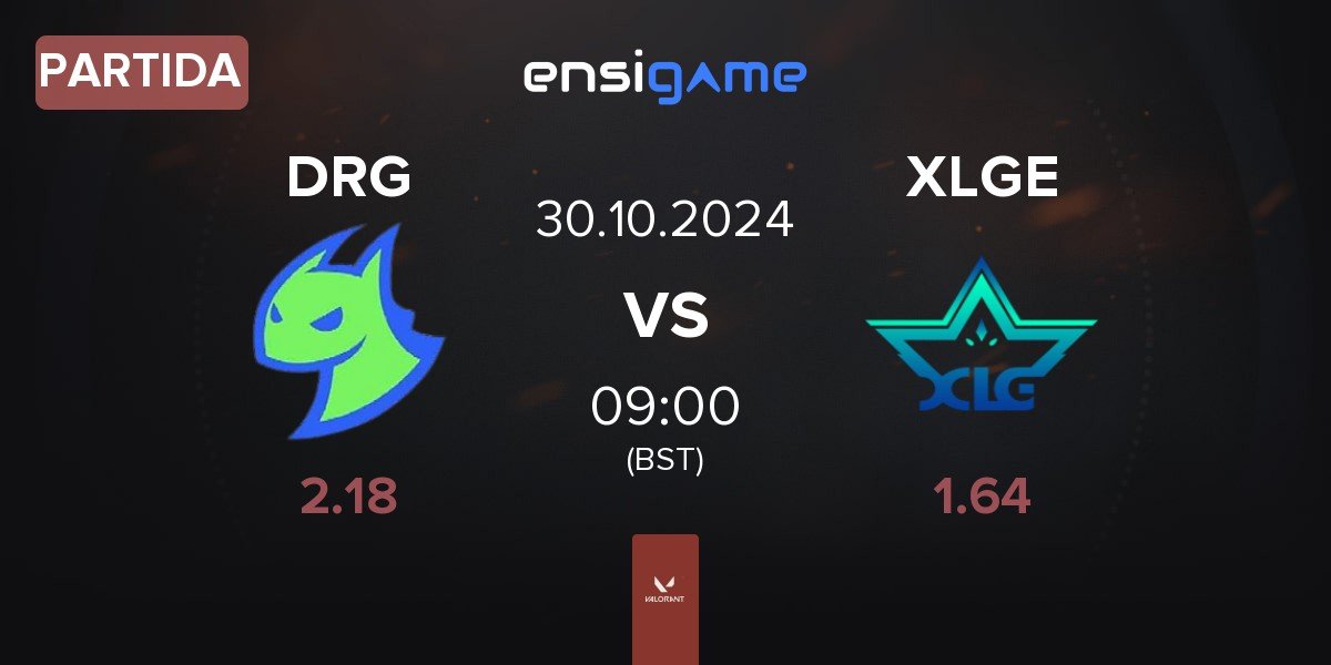 Partida Dragon Ranger Gaming DRG vs XLG Esports XLGE | 30.10