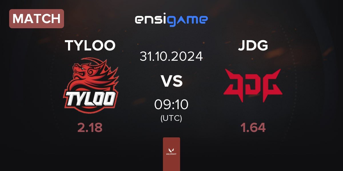 Match TYLOO vs JD Gaming JDG | 31.10