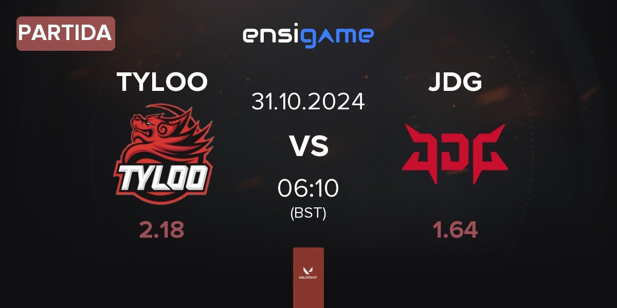 Partida TYLOO vs JD Gaming JDG | 31.10