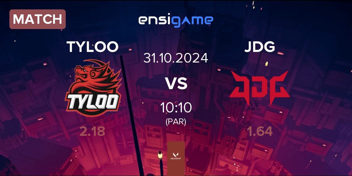 Match TYLOO vs JD Gaming JDG | 31.10